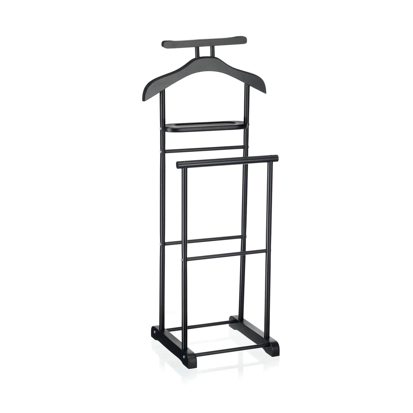 HERRENDIENER MEDINA schwarz - Schwarz, Metall (44/105/35cm) - IDIMEX