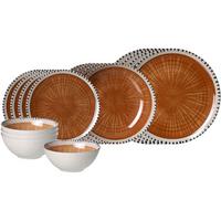 EINSTEIGER-SET Natura Braun 16-tlg. - Braun, Keramik (2/2/2cm) - Ritzenhoff Breker
