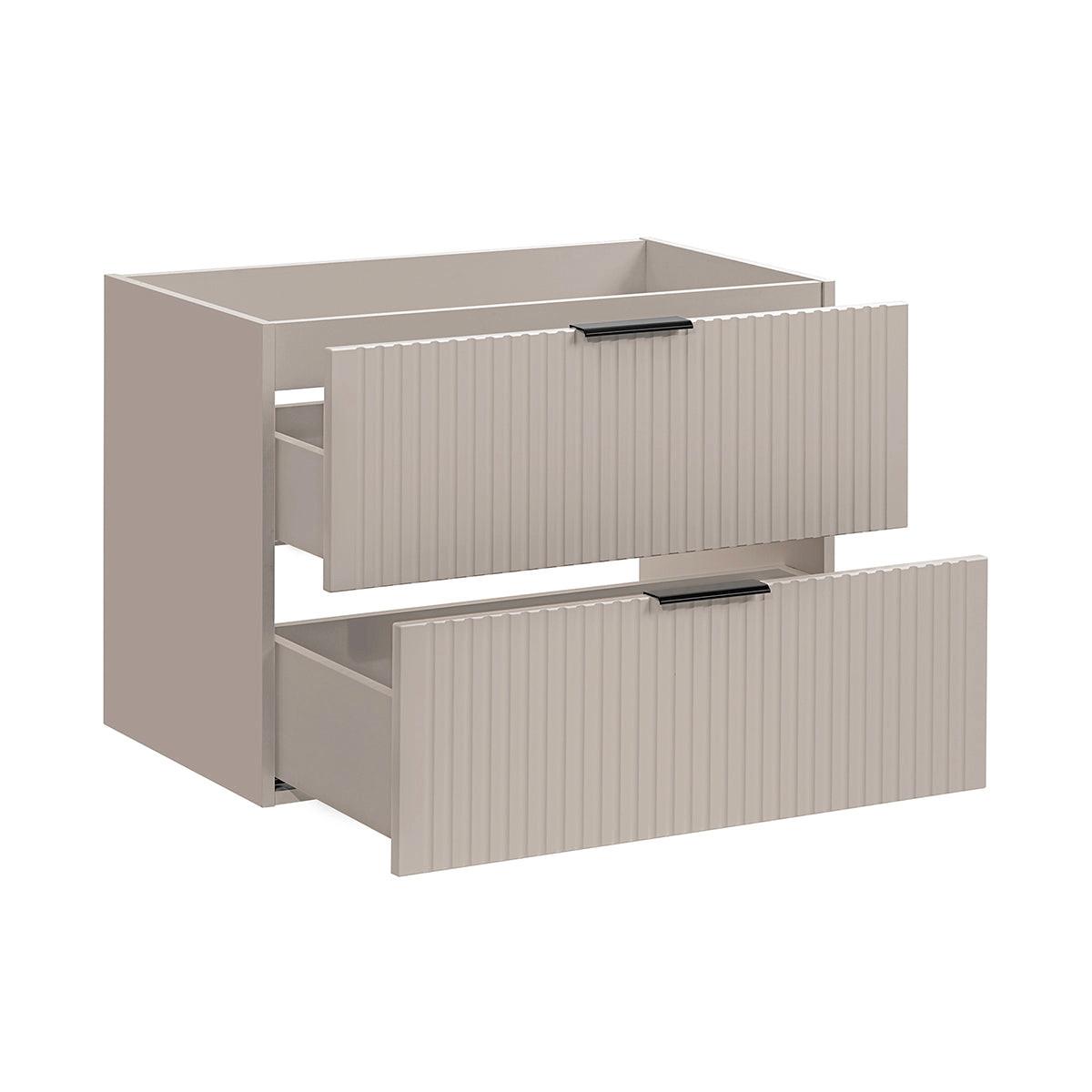 WASCHTISCHUNTERSCHRANK 80.4cm Adriel Kaschmir - Beige, Holzwerkstoff (80.4/57/46cm) - Petits-meubles