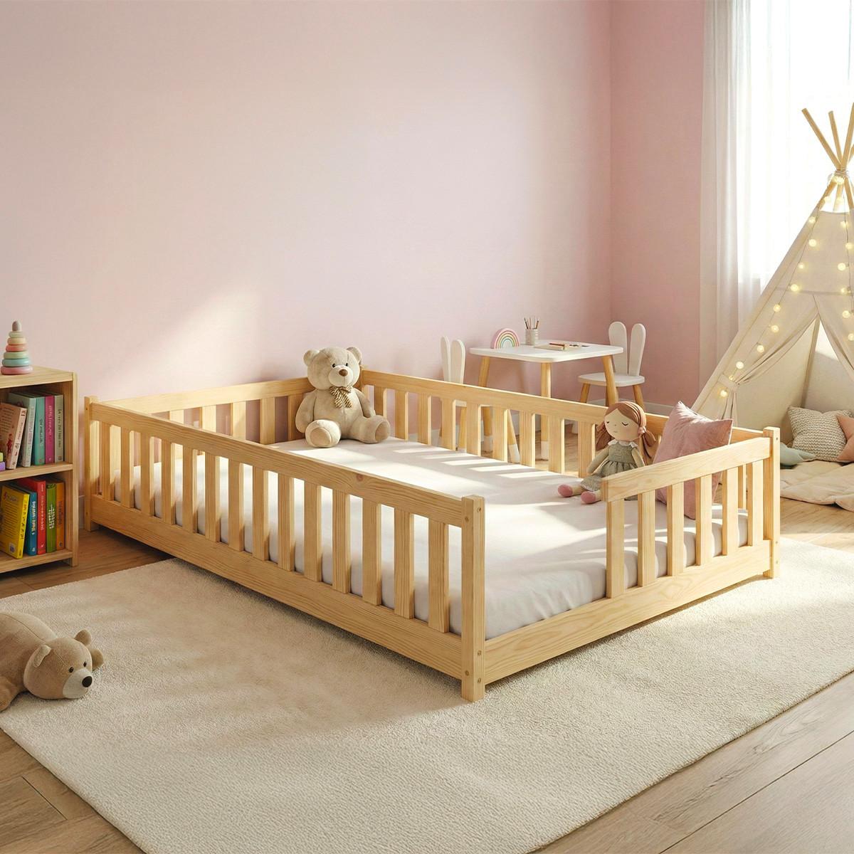 BETT 120/200 Théa Holz - Braun, Holz (120/200cm) - Petits-meubles