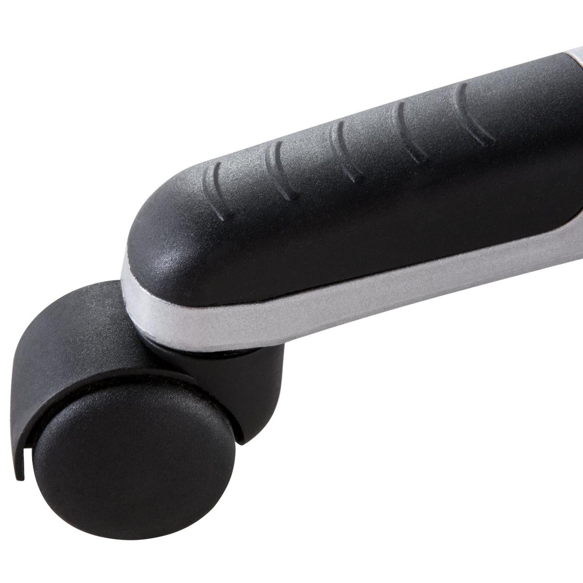BÜROSTUHL Kunstleder Schwarz/Grau Explorer - Schwarz, Kunststoff/Textil (68/120/68cm) - Beliani