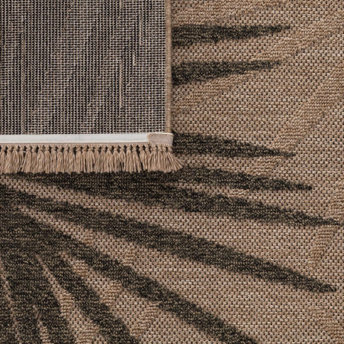 OUTDOORTEPPICH Blatt Beige 160 x 220 cm - Beige, Kunststoff (160/220cm) - TT Home