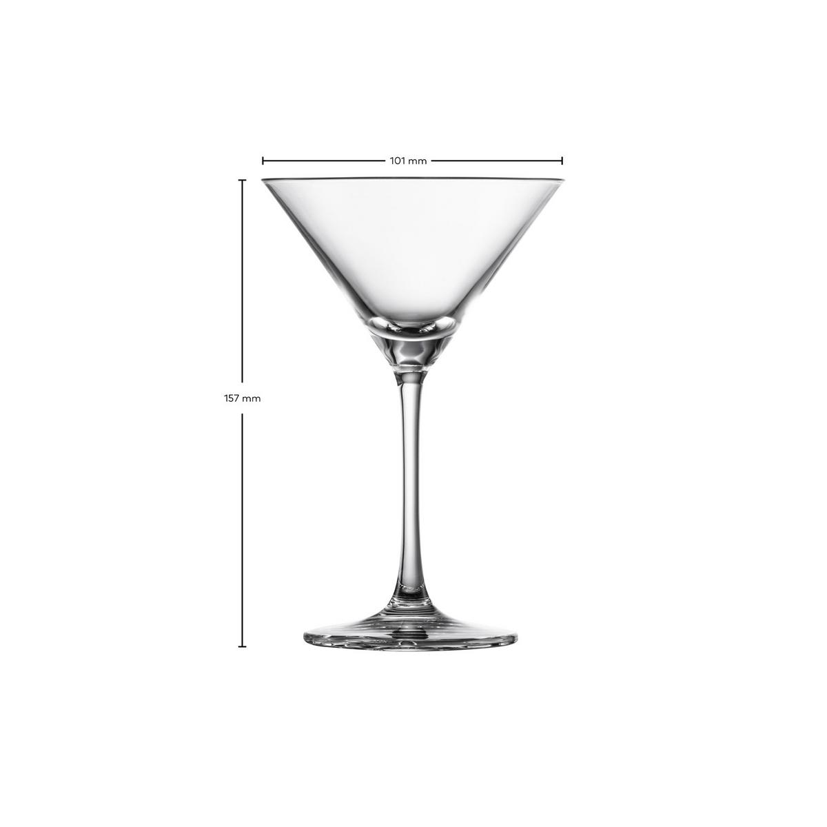 MARTINIGLÄSER ECHO transparent 166 ml 4er Set - Transparent, Glas (0.166L) - Zwiesel Glas