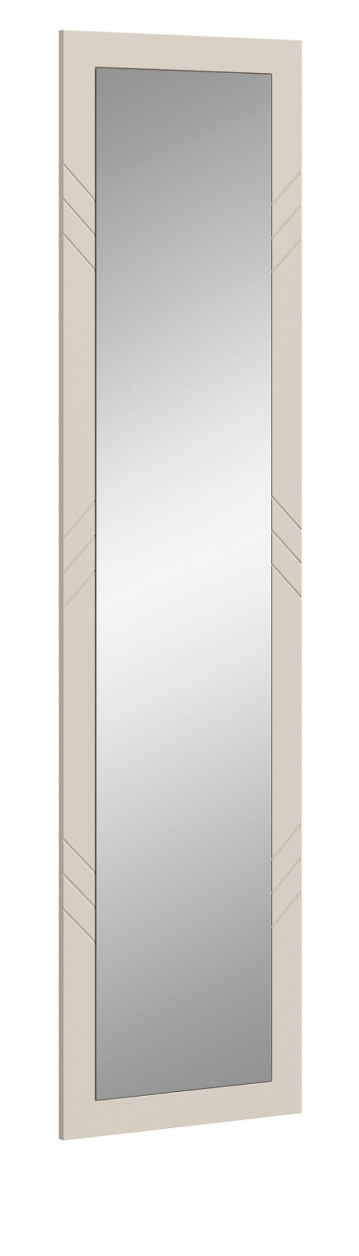 GARDEROBENSPIEGEL Sand matt 45 x 180 cm, Wandspiegel mit Rahmen - Sandfarben, Glas/Holzwerkstoff (45/180/2cm) - Inn.Furn