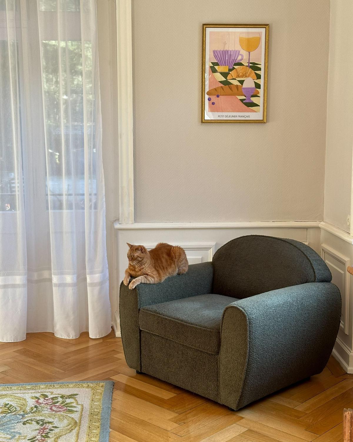 SESSEL Dunkelgrün Ellede - Dunkelgrün, Textil (93/73/90cm) - Beliani