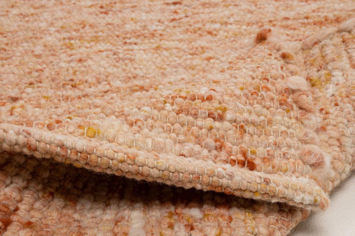 HANDWEBTEPPICH Alm-Freude 70x240 cm - Akaziefarben, Textil (70/240cm) - THEKO