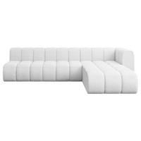 ECKSOFA modulares Sofa Darnel-L2 - 296x177x70 cm Weiß - Weiß, Holzwerkstoff/Textil (296/177cm) - ALTDECOR
