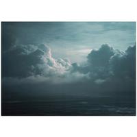 FOTOTAPETE Himmel Wolken Blau 300x210 cm - Multicolor, Papier (300/210cm) - Wallarena