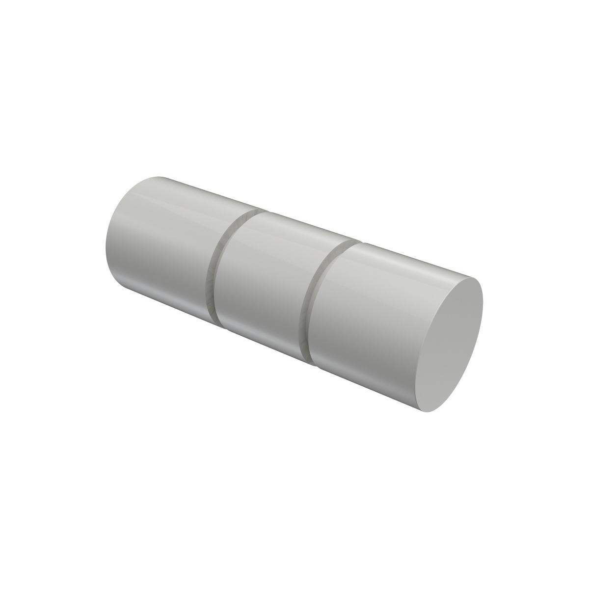 GARDINENSTANGE Sonette Elanto 480 cm (geteilt in 3 x 160 cm), 1-läufig, 20 mm Ø Weiß - Weiß, Metall (480cm) - INTERDECO
