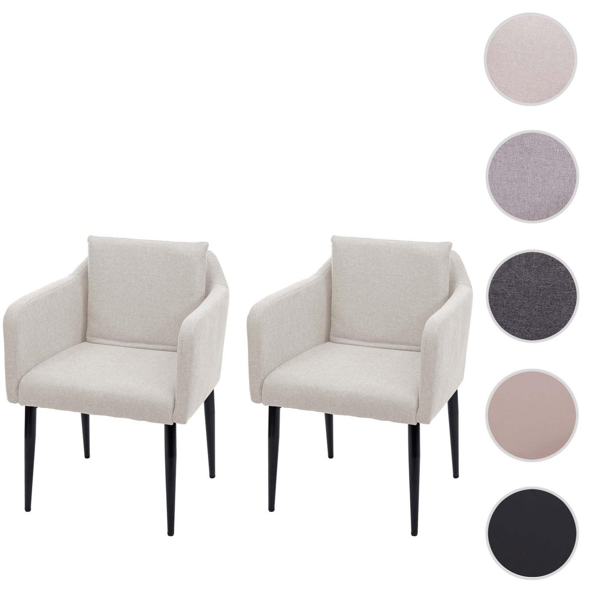 ESSZIMMERSTUHL Beige 2er-Set - Beige, Textil (60/86/65cm) - MCW