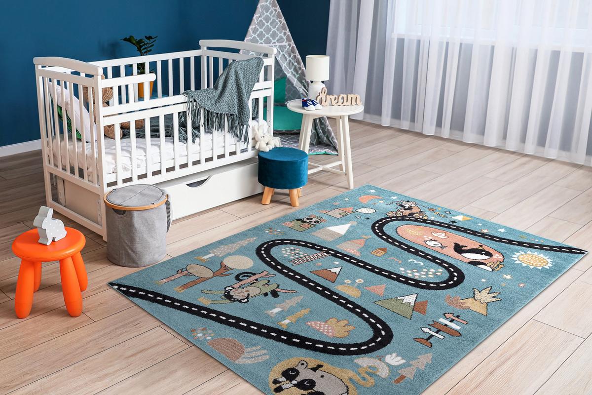 TEPPICH Fun 200/290 cm - Blau, Textil (200/290cm) - rugsX