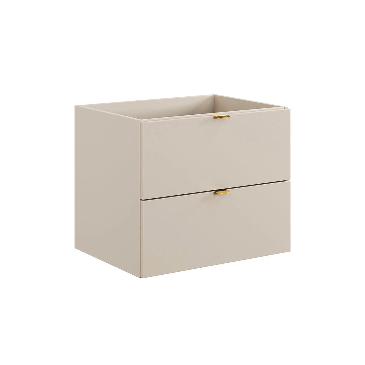 WASCHTISCHUNTERSCHRANK 60cm Azel Kaschmir - Beige, Holzwerkstoff (60/50/46cm) - Petits-meubles