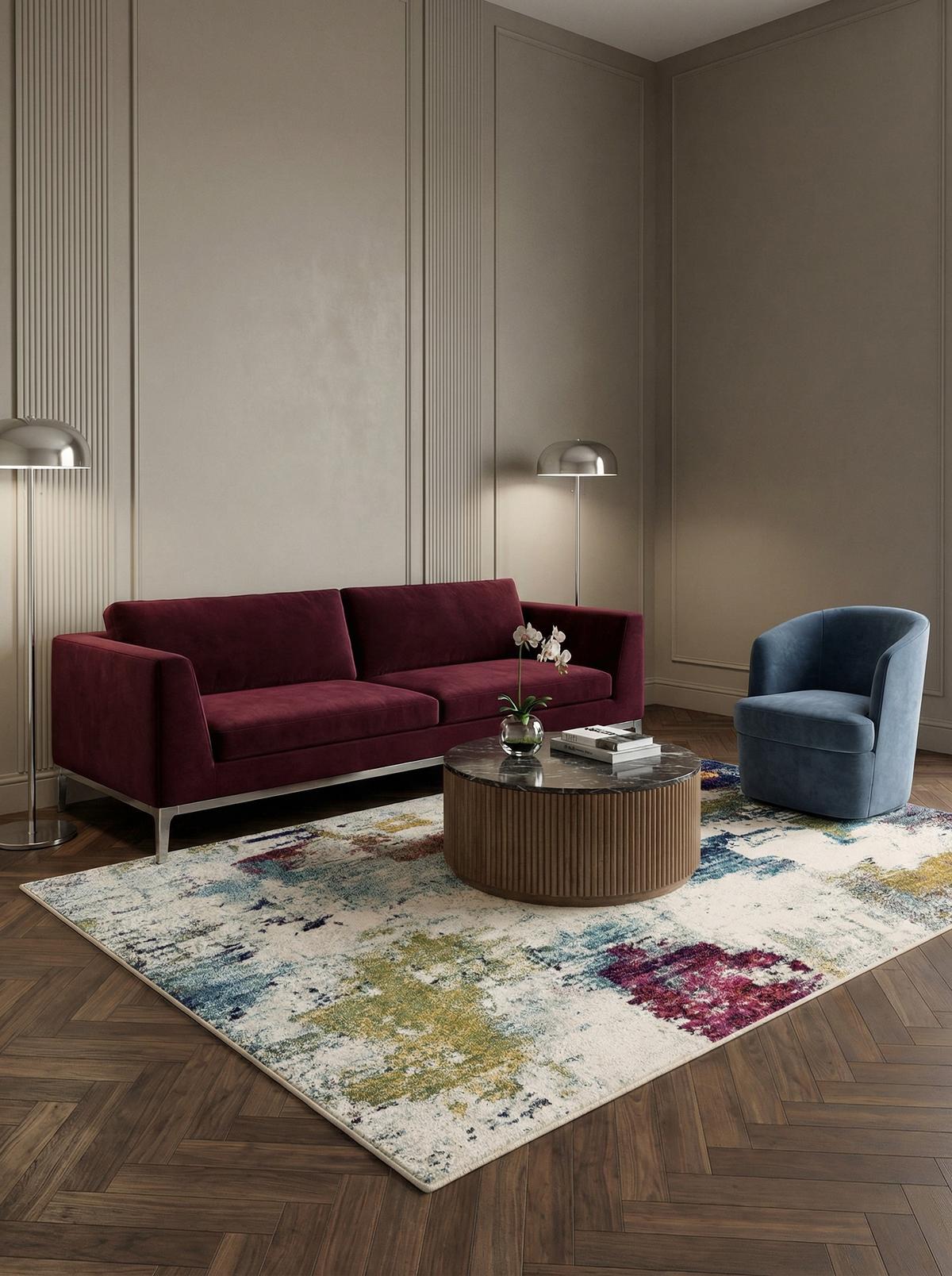 TEPPICH LODI-Padana, abstrakt, Bunt, 200 x 290 cm - Multicolor, Textil (200/290cm) - KADIMA DESIGN
