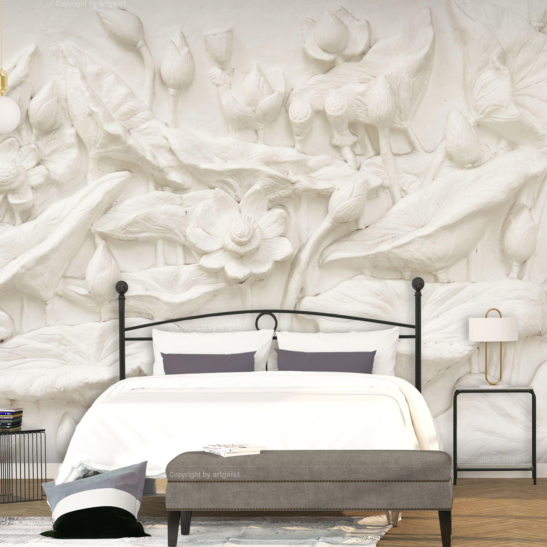 SELBSTKLEBENDE FOTOTAPETE 147/105 cm - Beige, Kunststoff/Textil (147/1cm) - KUNSTLOFT