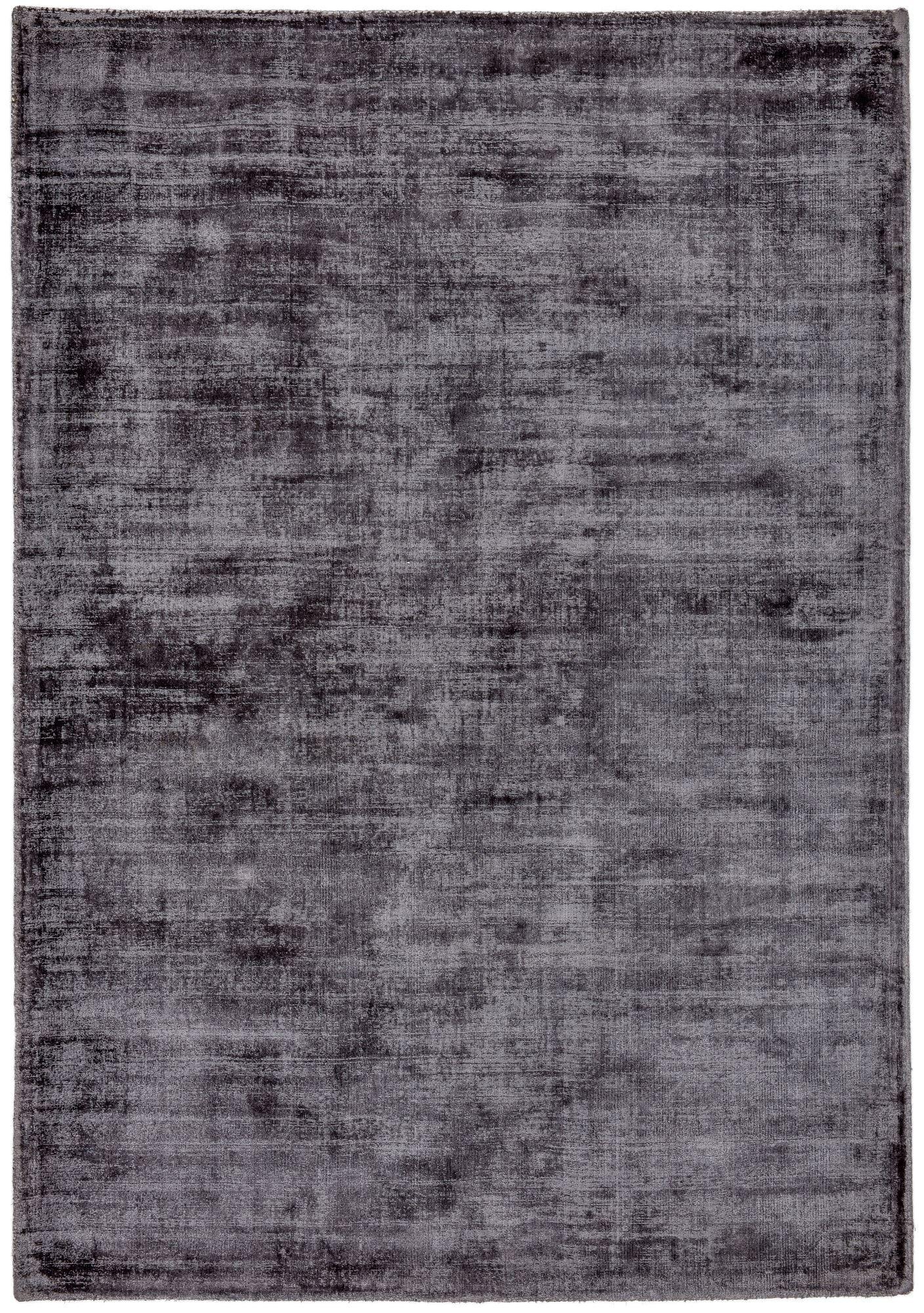 VISKOSETEPPICH Star 120x180 cm - Anthrazit, Textil (120/180cm) - THEKO