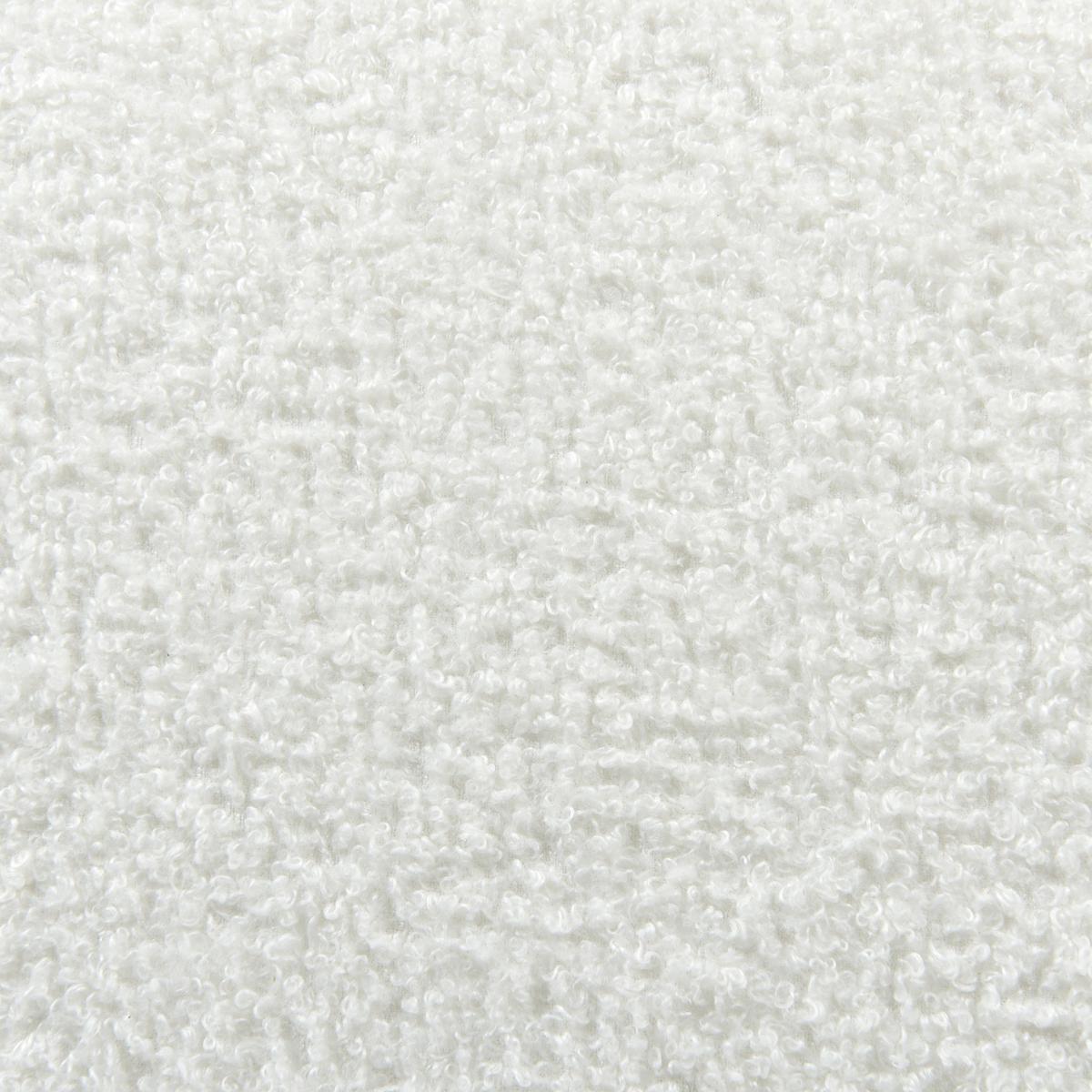 BOUCLÉ-DREHSESSEL Weiß Davik - Weiß, Holz/Textil (62/67/63cm) - Beliani