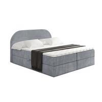 BOXBETT mit Matratze H3 und Lattenrost - NOX - 180x200 - Grau Casablanca - Grau, Holzwerkstoff/Kunststoff (180/200cm) - ALTDECOR