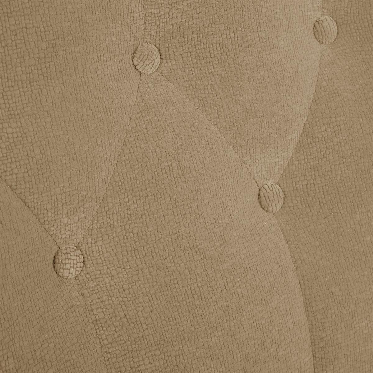 SOFA 3-Sitzer mit Bettfunktion Kaylyn Flockstoff sand - Sandfarben, Kunststoff (207/89/83cm) - 58aufmkessel