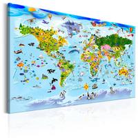 KUNSTDRUCK Bunt 90/60 cm - Multicolor, Textil (90/60cm) - KUNSTLOFT