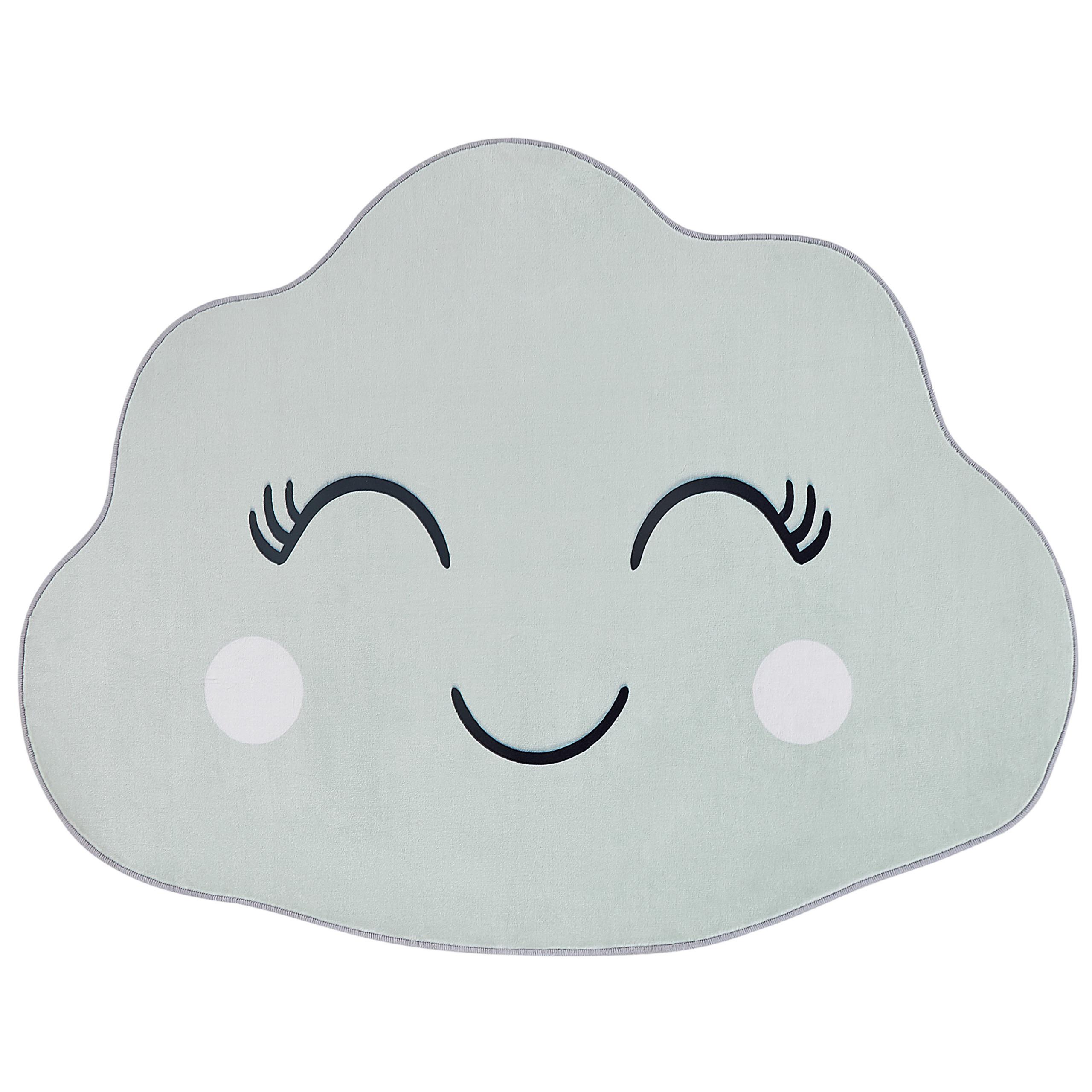 KINDERTEPPICH-CUMULUS 120/90 cm - Grün, Kunststoff (90/120cm) - Beliani