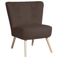 SESSEL Kassi Bezug Kunstleder Buche natur / braun - Braun, Kunststoff (69/80/68cm) - 58aufmkessel