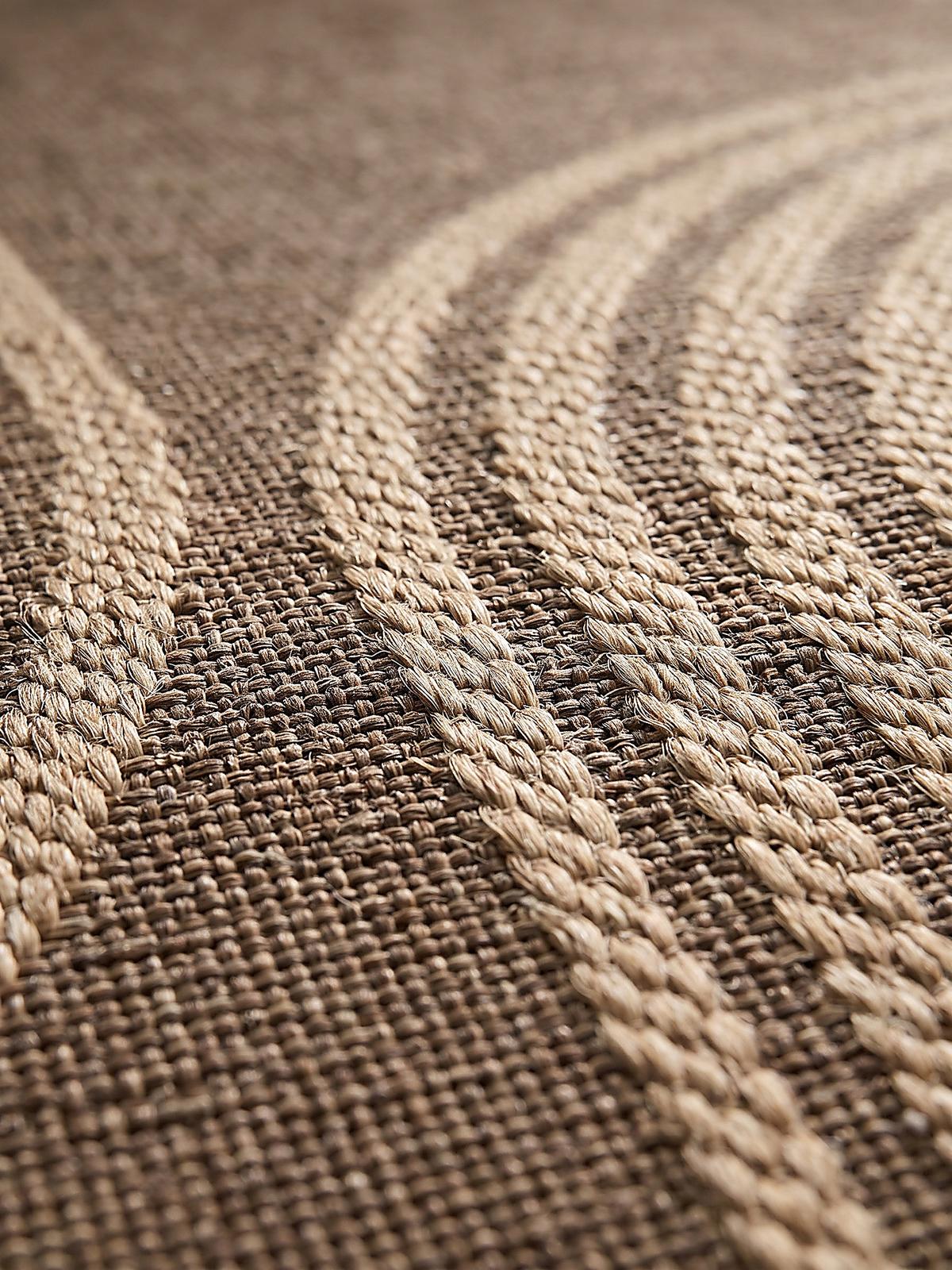 TEPPICHLÄUFER Geometrisch CORDEV Polypropylen Natur 80 x 150 cm - Beige, Textil (80/150cm) - KADIMA DESIGN