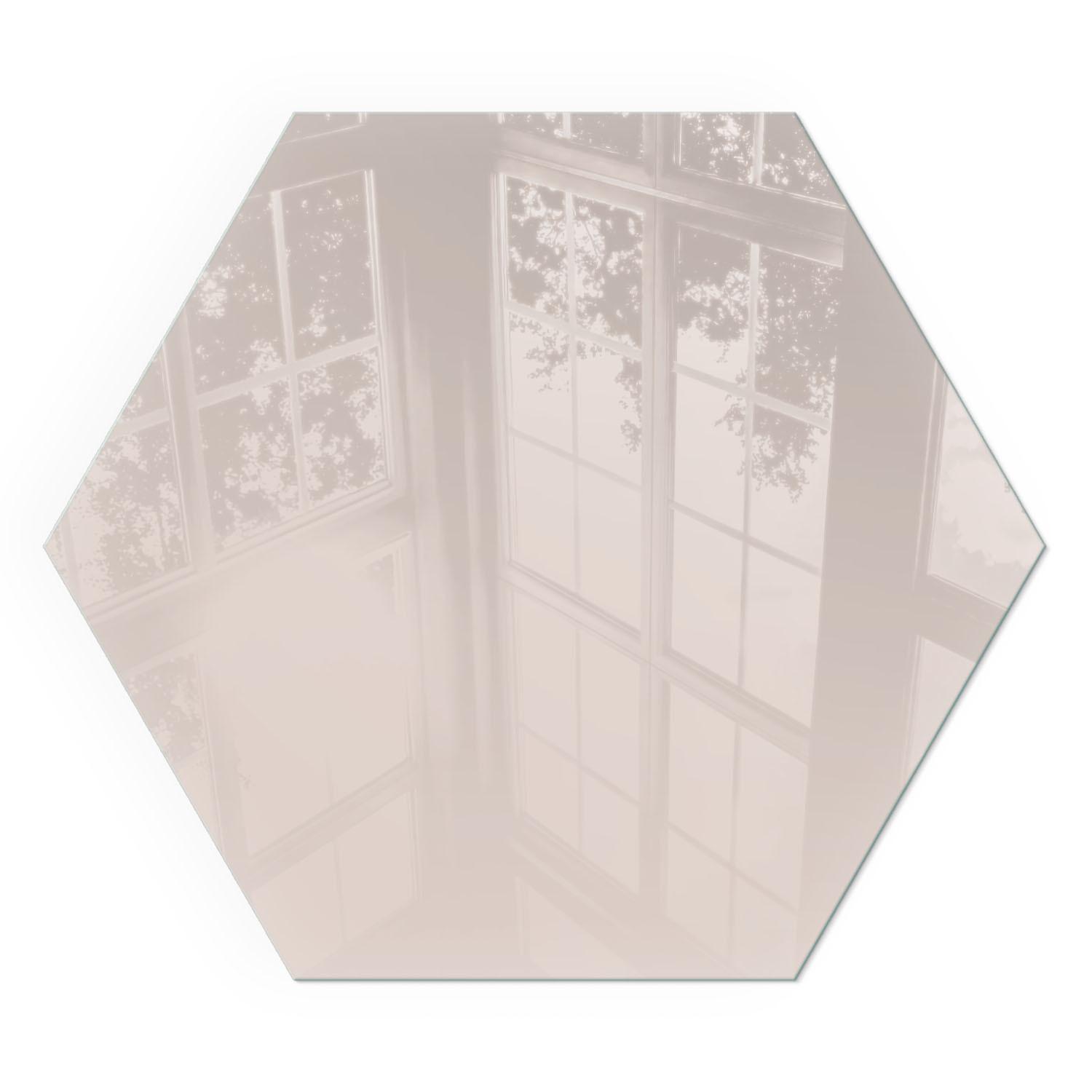 GLASPLATTE für Kamin h40 cm - Beige, Glas (40/40/0.4cm) - TULUP