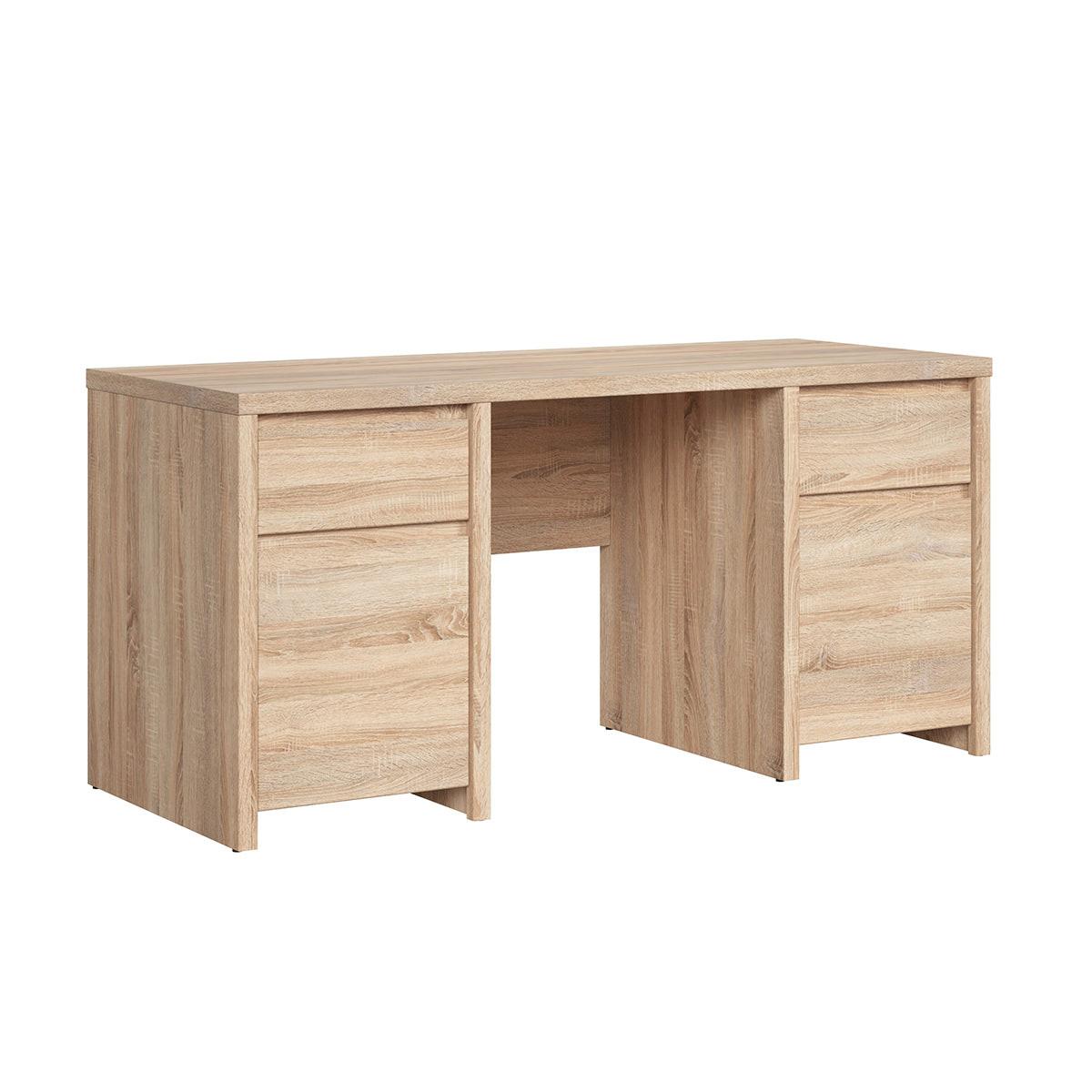 SCHREIBTISCH Soren Holz - Braun, Holzwerkstoff (160/65/77cm) - Petits-meubles