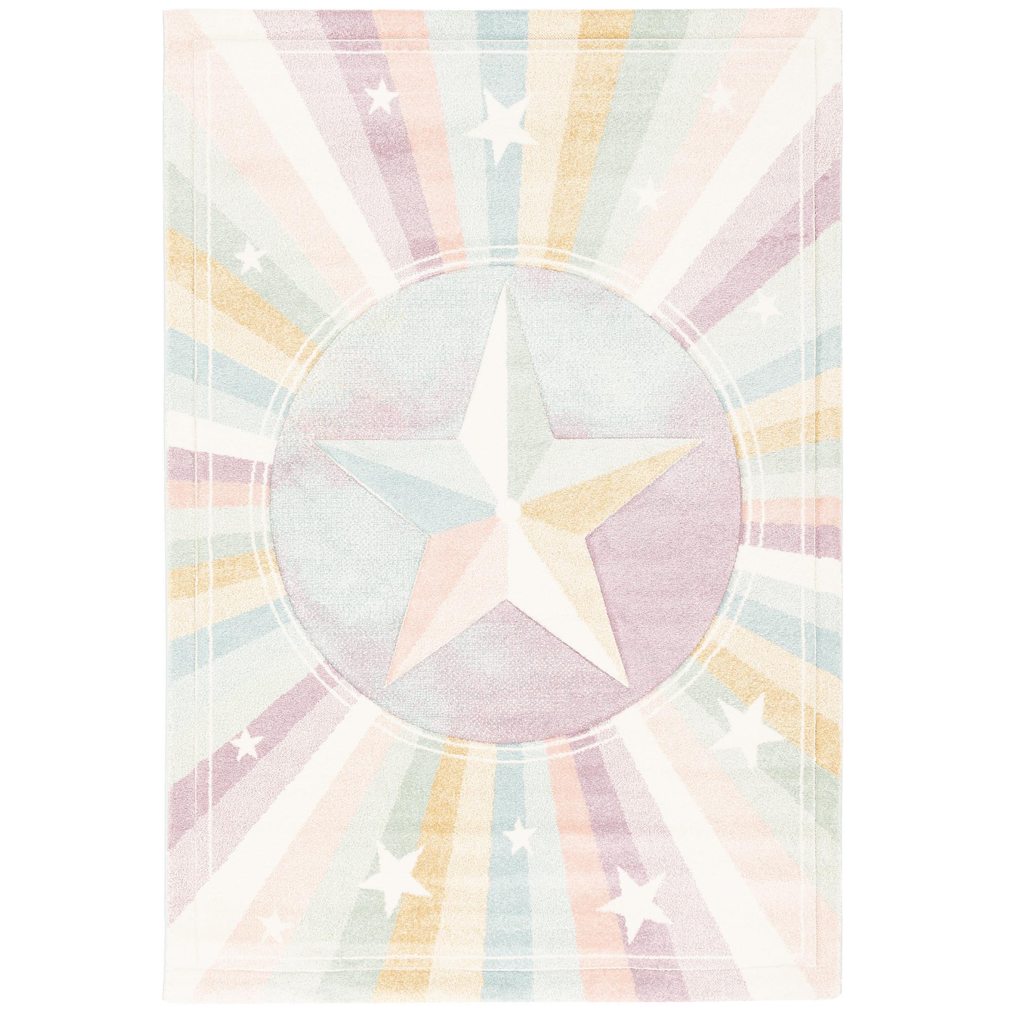 KINDER TEPPICH MAUI KIDS RAINBOW STAR - Multicolor, Textil (140/200cm) - Pergamon