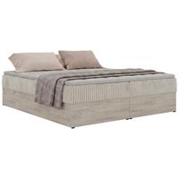 BOXBETT NORDIC ZERO 180/200 - Beige Cord - Topper Visco - H3 - Beige/Schwarz, Kunststoff/Textil (180/200cm) - MKS