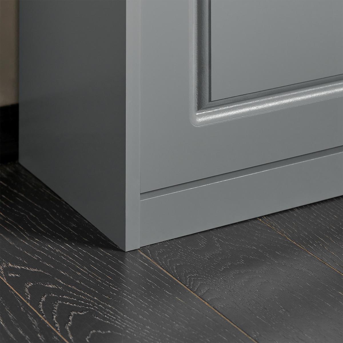 SCHUHBANK Grau - Grau, Holzwerkstoff (75/51/24cm) - SoBuy