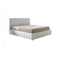 POLSTERBETT ALIOTTA Grau Bouclé - Grau, Textil (180/200cm) - KAWOLA