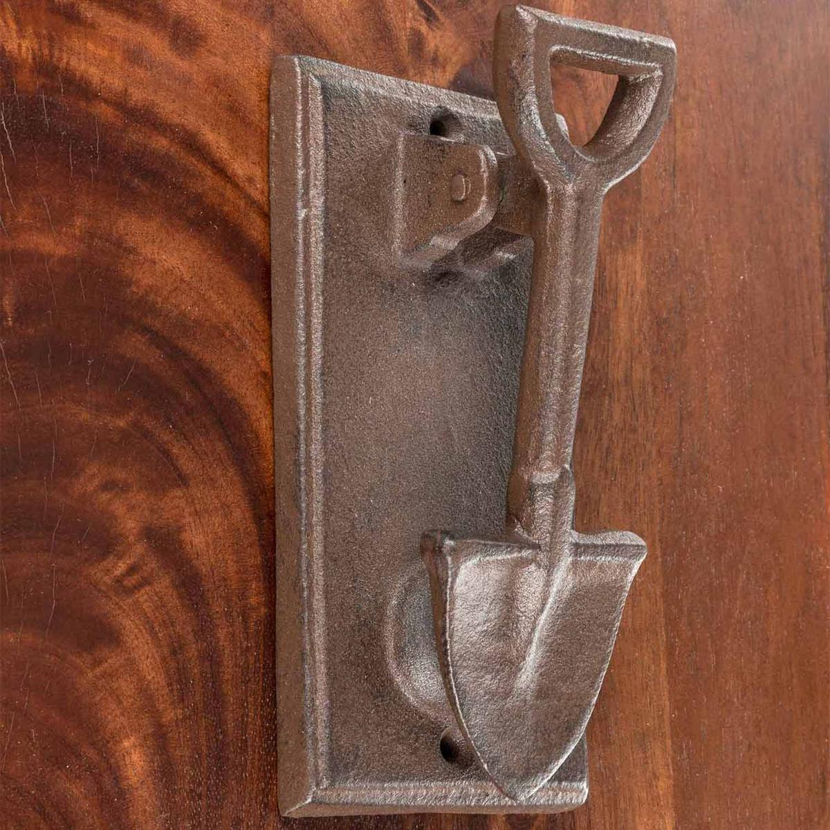 TÜRKLOPFER Gusseisen Spaten - Braun, Metall (9/17/6cm) - Homescapes