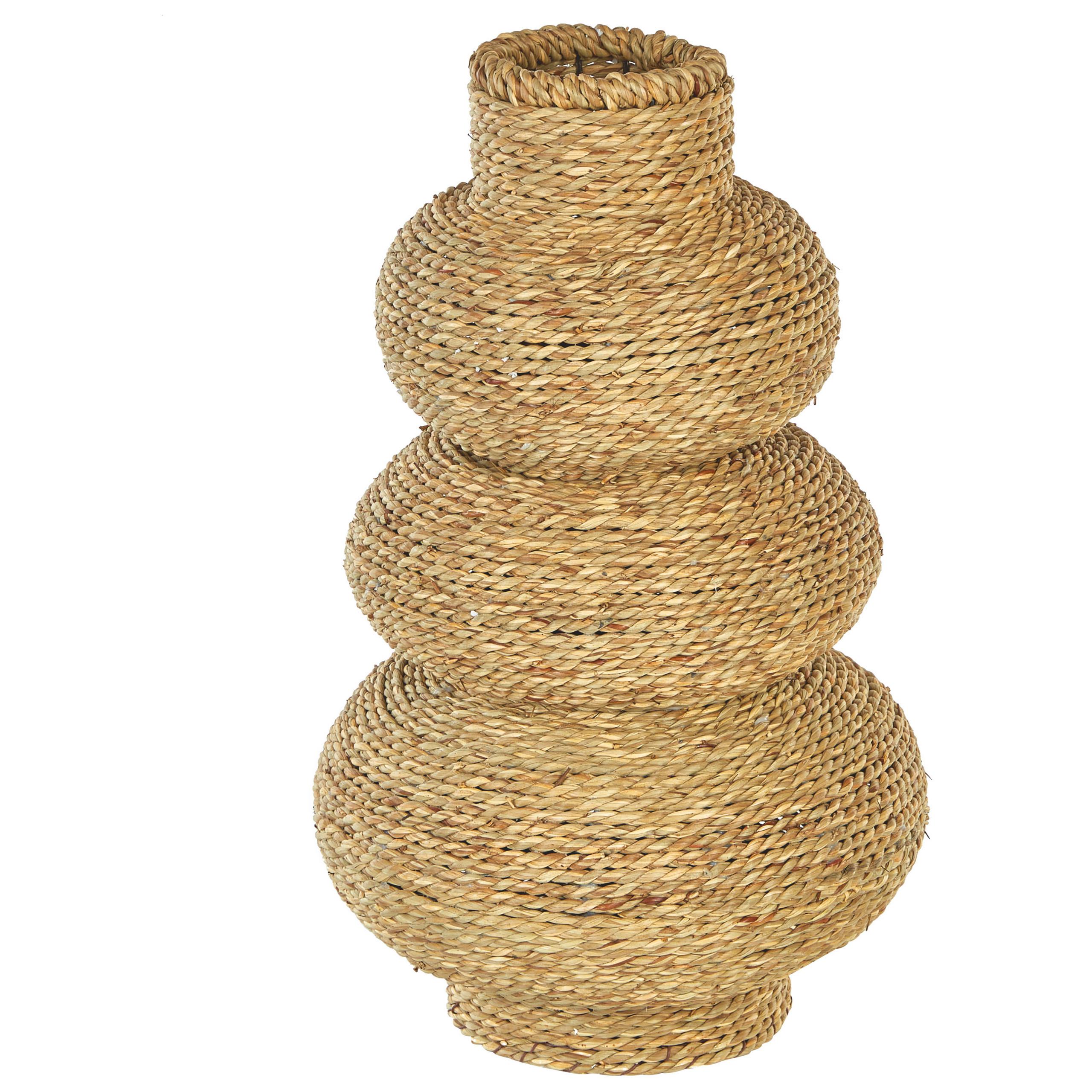 DEKOVASE Seegras natürlich Marang - Naturfarben, Naturmaterialien (41cm) - Beliani