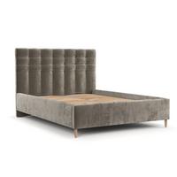 POLSTERBETT Soma 180/200 cm Beige im Lotta Stoff - Beige/Naturfarben, Holz/Holzwerkstoff (180/200cm) - AltaBeds