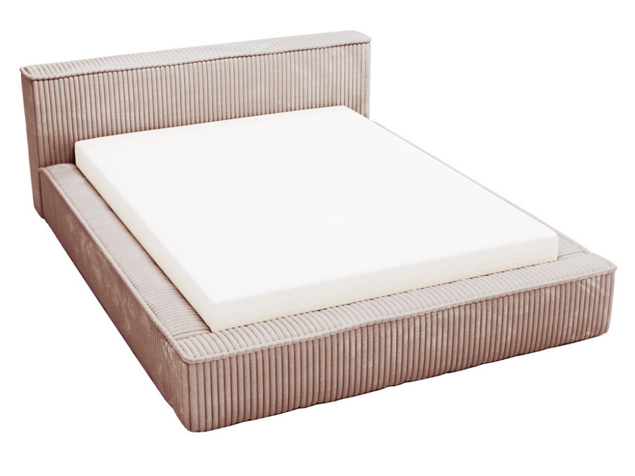 POLSTERBETT Lago 160x200 Braun - Braun, Textil (160/200cm) - Graingold