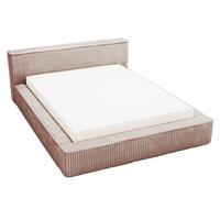 POLSTERBETT Lago 160x200 Braun - Braun, Textil (160/200cm) - Graingold