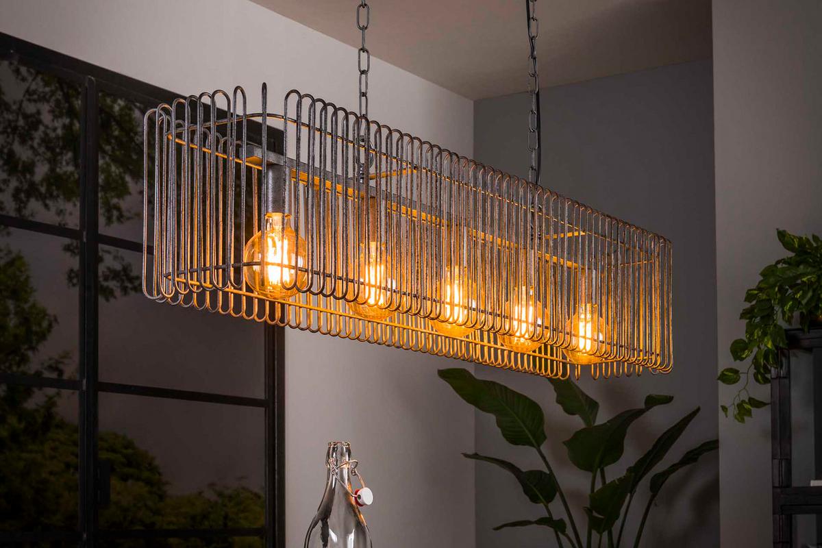 HÄNGELAMPE LORCA Silber Metall - Silberfarben, Metall (25/120/150cm) - KAWOLA
