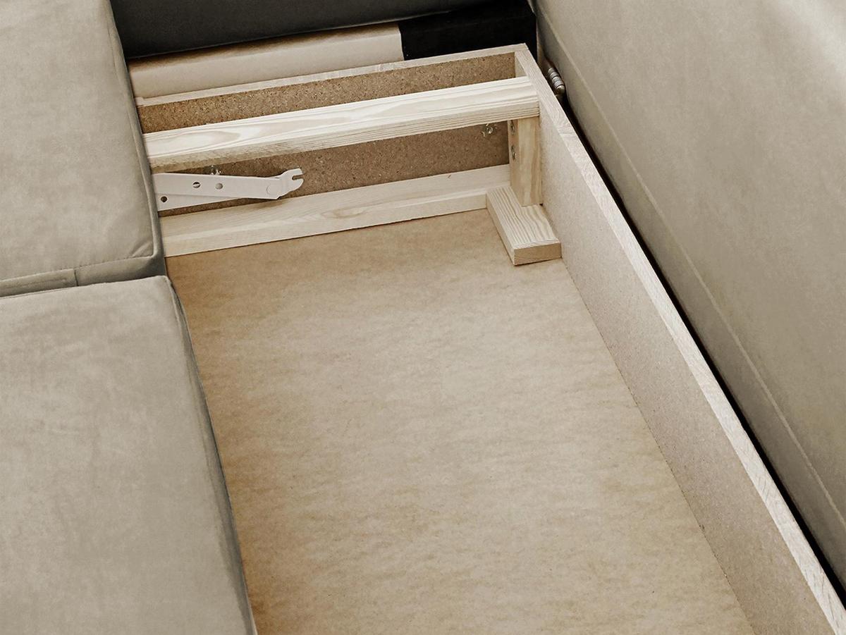 SCHLAFSOFA Venice - Blau/Schwarz, Holz/Textil (225/96/94cm) - MIRJAN24
