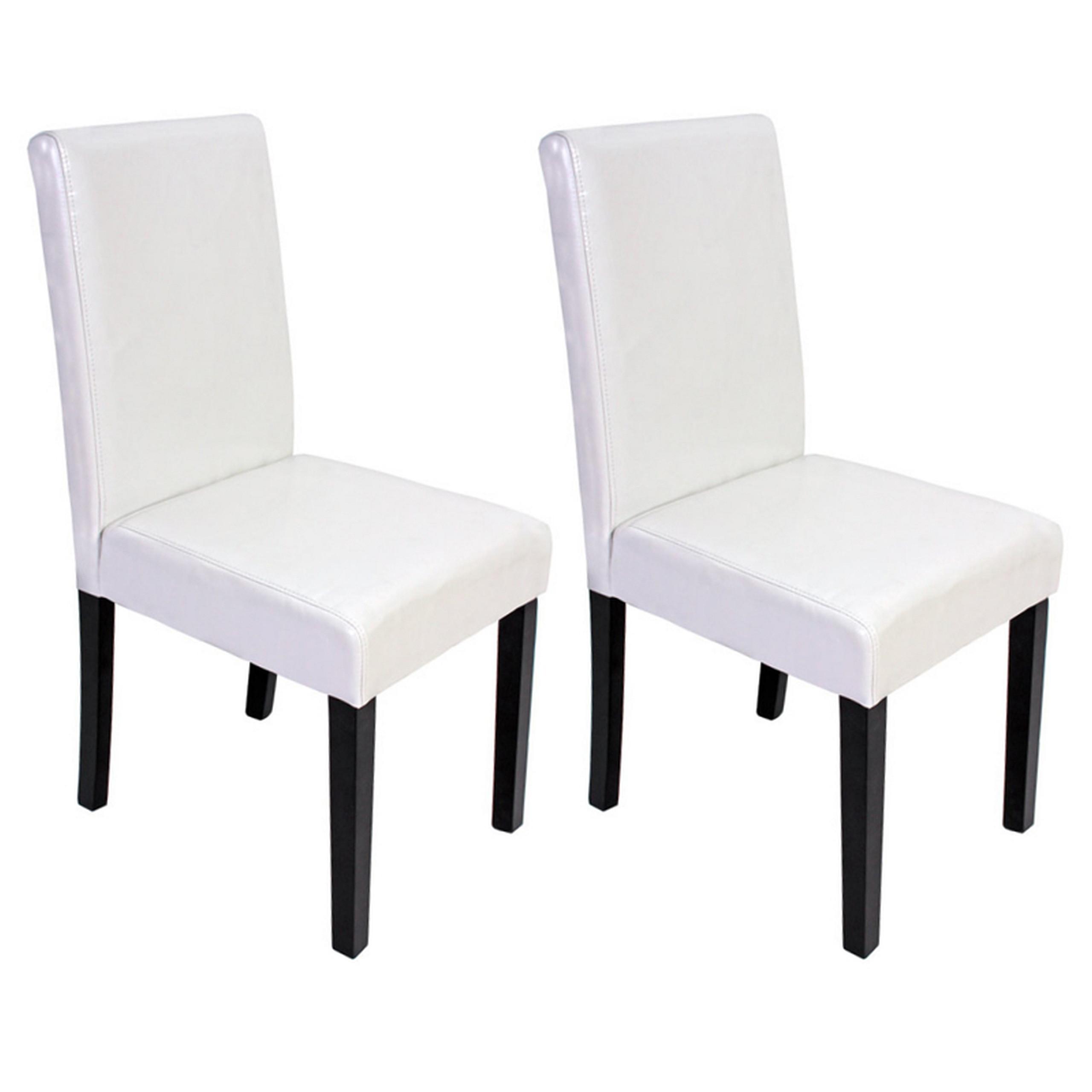 ESSZIMMERSTUHL Weiß 2er-Set - Weiß, Textil (43/90/56cm) - MCW