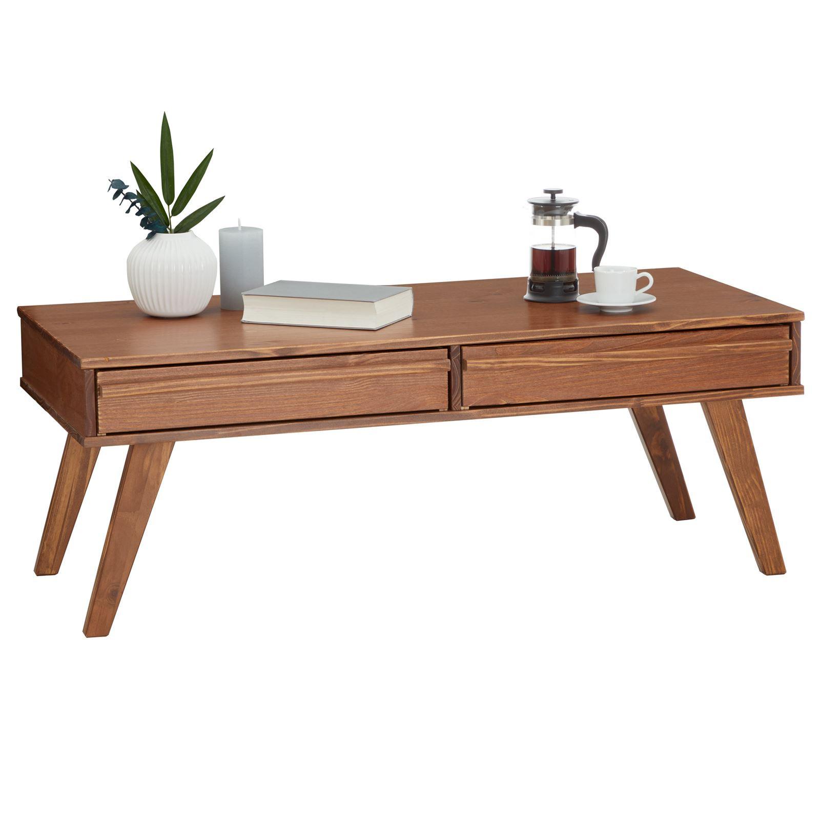 COUCHTISCH JONA Kastanie - Kastanienfarben, Holz (50/110/42cm) - IDIMEX