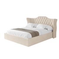 POLSTERBETT mit Bettkasten und Lattenrost, Boxbett ohne Matratze - ZORAN 140x200 Beige - Creme, Holzwerkstoff/Textil (140/200cm) - ALTDECOR