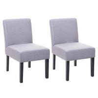 ESSZIMMERSTUHL Grau 2er-Set - Grau, Textil (48/84/64cm) - MCW