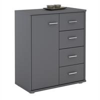 KOMMODE TIRANO grau - Grau, Holzwerkstoff (60/70/30cm) - CARO-Möbel