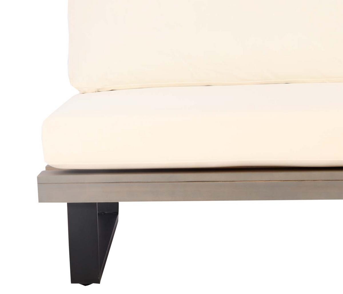 LOUNGE-SESSEL Schwarz, Grau, Cremeweiß - Schwarz/Weiß, Holz (82/75/82cm) - MCW