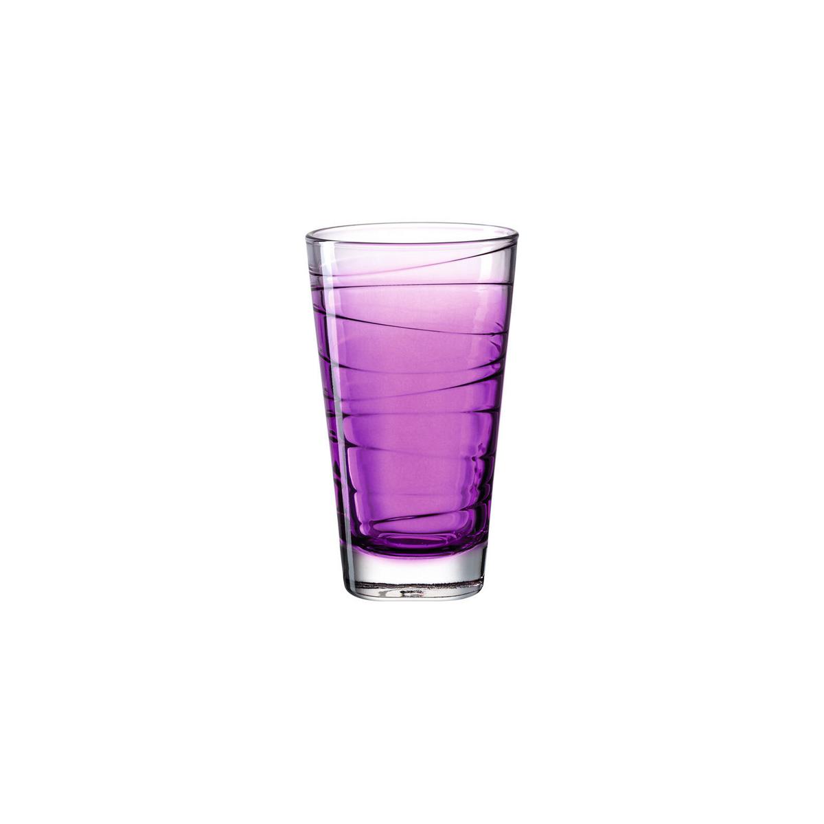 TRINKGLÄSER Vario Struttura Bunt 280 ml 6er Set - Multicolor, Glas (0.001L) - Leonardo Living