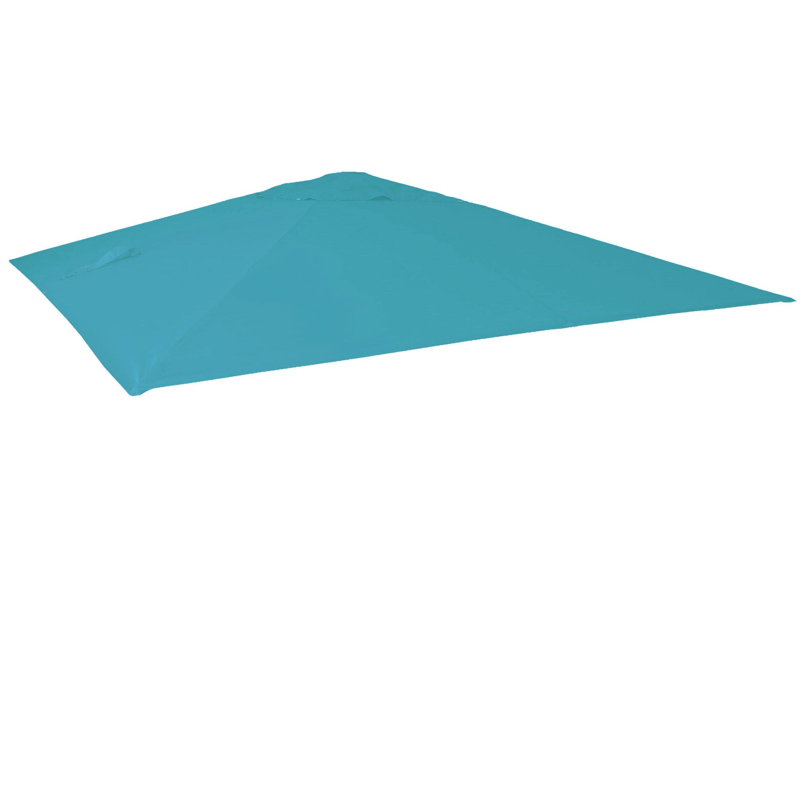 ERSATZ-BEZUG FÜR SCHIRM Türkis - Türkis, Textil (295/395cm) - MCW