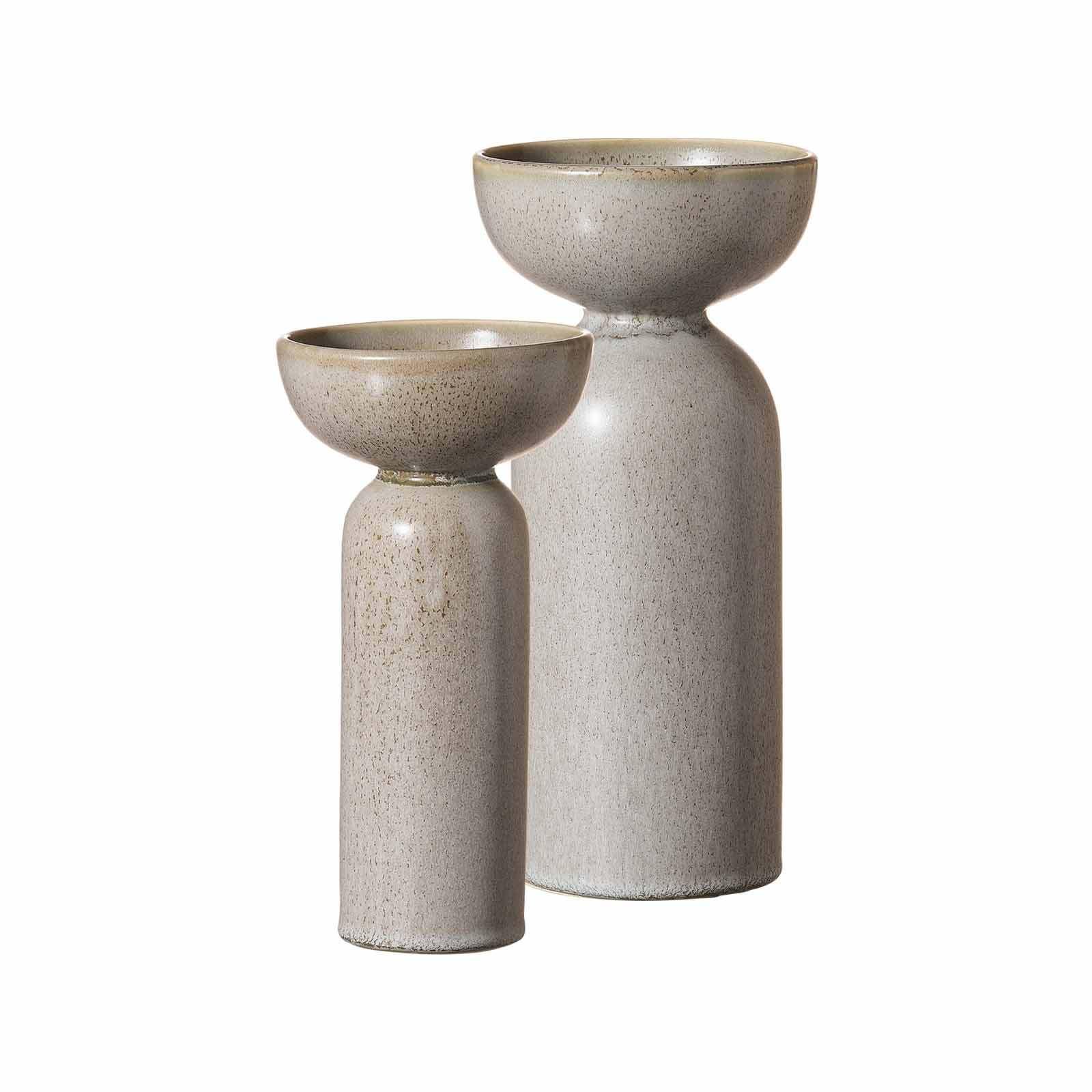 VASEN-SET Imperia grau 2-tlg. - Grau, Keramik (2cm) - Ritzenhoff Breker