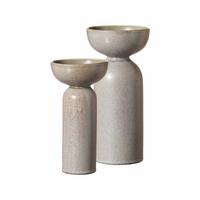 VASEN-SET Imperia grau 2-tlg. - Grau, Keramik (2cm) - Ritzenhoff Breker
