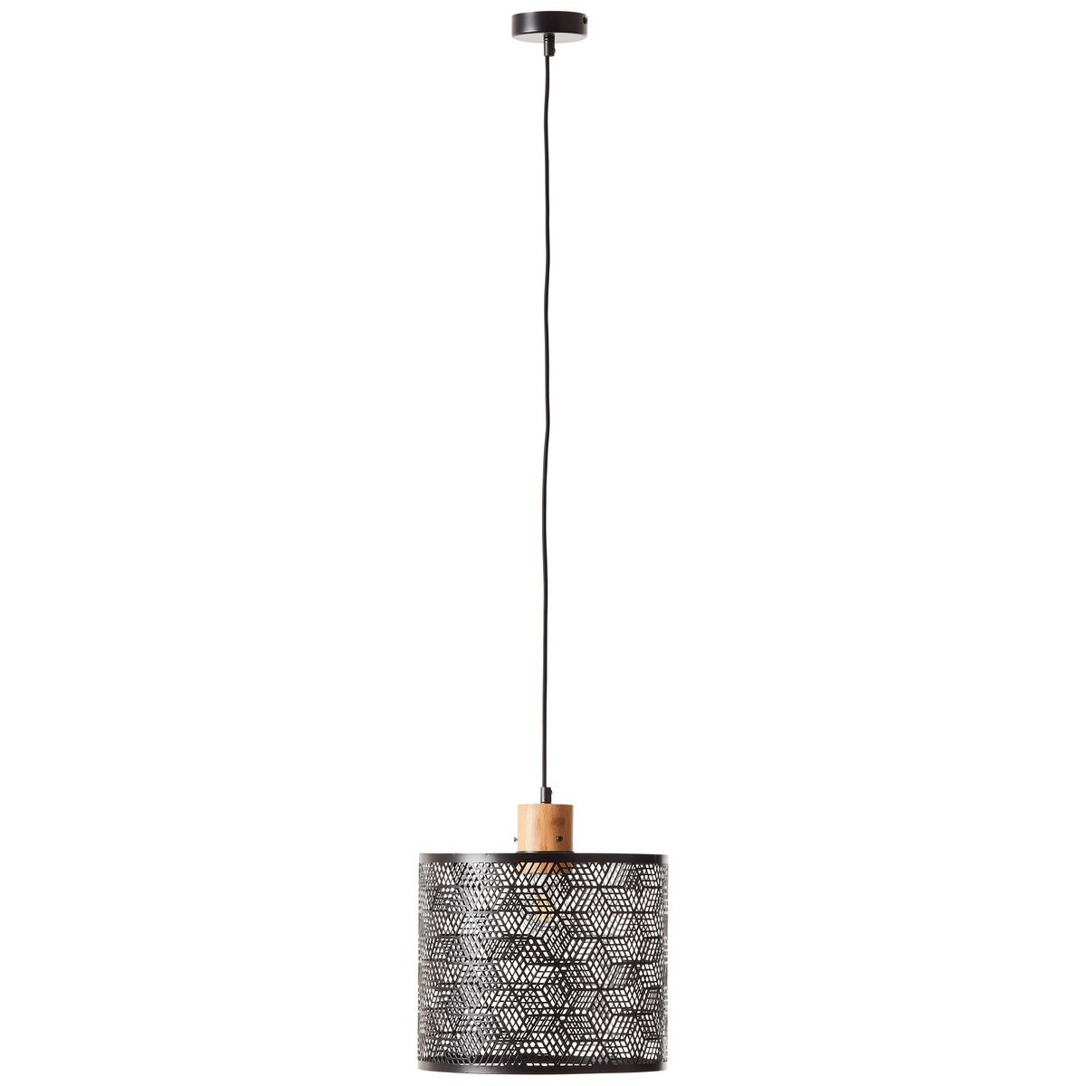PENDELLEUCHTE Santy 99395/76 - Schwarz, Metall (29/29/120cm) - Brilliant